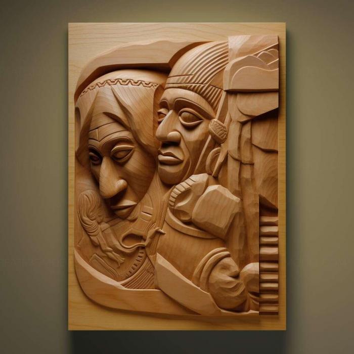 نموذج ثلاثي الأبعاد لآلة CNC 3D Art 